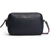 Tommy Hilfiger Mini Bag "TH LOGOTAPE CAMERA BAG", Damen Umhängetasche, Schultertasche mit Logoschriftzug
