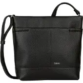 Gabor Lenea Damen Umhängetasche Crossbody Bag Mittelgroß Schwarz