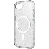 White Diamonds Mag Glitter Case Cover für Apple iPhone 16e (Transparent) (Versandkostenfrei)