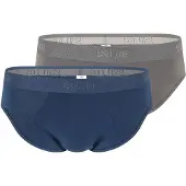 Sloggi Männer Slip SLG Base | Grösse: M | Farbe: Grau/Blau