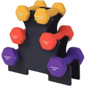 Songmics Hantel-Set mit Neopren-Beschichtung (3 Paar, 9kg)