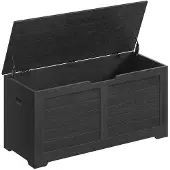 Hobby Hall Schuhbank mit Stauraum Landhausstil ebenholzschwarz LSB061B01