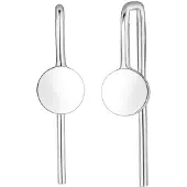 Elli Ohrringe Geo Kreis Basic Plättchen Trend 925 Silber Elli Silber