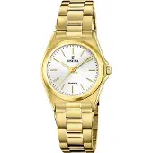 Festina F20557/2 Uhr Damenuhr Edelstahl gold