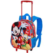 KARACTERMANIA Disney Mickey Mouse Star 3d Rucksack Mit Rollen