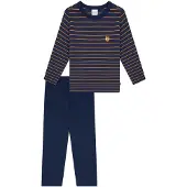 Schiesser Pyjama in Dunkelblau | Gr.: 98