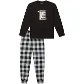 Schiesser Pyjama Nightwear in Schwarz | Gr.: 140