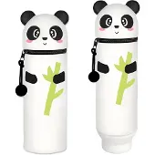 OEM Wasserdichtes Silikon-Etui, 2in1, weich, aufklappbar, Panda-Design, Penhalter