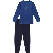 Schiesser Pyjama Nightwear 1 in Blau | Gr.: 98