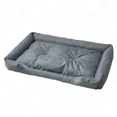 OEM Wasseraffes, rutschfestes Katzen- und Hundebett, grau, 90x60x11cm