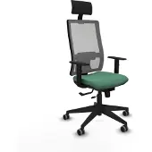 Piqueras Y Crespo Bürostuhl mit Kopfstütze 1D066G1 Smaragdgrün