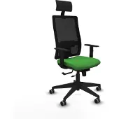 Piqueras Y Crespo Bürostuhl mit Kopfstütze 1D066G1 grün