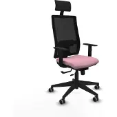 Piqueras Y Crespo Bürostuhl mit Kopfstütze 1D066G1 Rosa