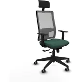Piqueras Y Crespo Bürostuhl mit Kopfstütze 1D066G1 grün