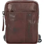 Spikes & Sparrow Leder Umhängetasche Gürteltasche Miami Slingbag Dark Brown dunkelbraun