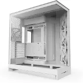 NZXT H9 Flow, Midi Tower, PC, Weiß, ATX, EATX, micro ATX, Mini-ITX, Netz, SGCC, Gehärtetes Glas, Gaming