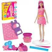 Play-Doh Barbie Knete mit Puppe Herz & Haar
