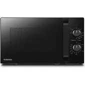 Toshiba MW2-MG20PF(BK), Arbeitsplatte, Grill-Mikrowelle, 20 l, 800 W, Drehregler, Schwarz