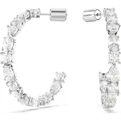 Swarovski Mesmera Kreolen Verschiedene Schliffe Weiss