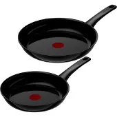 Tefal Pfannenset + Topfset / Bratpfanne Renew Black On 24cm + 28cm