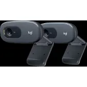 Logitech C270 HD-Webcam Doppelpack