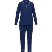 Tom Tailor Sofia Dames Doorknooppyjama - Blauw
