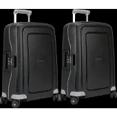 Samsonite S'cure Spinner 55cm Duo Pack schwarz