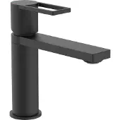 Schutte Waschtischarmatur MANHATTAN, Wasserhahn Bad mit Ablaufgarnitur, Pop Up Abflussstopfen, Mischbatterie Waschbecken Chrom