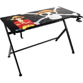 Konix 78441123951, Gerade, Rechteckige Form, MDF-Platten, Metall, Gaming, Schwarz