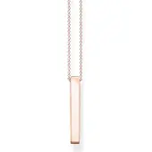 Thomas Sabo Kette Roségoldener Quader