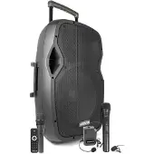 VONYX AP1500PA, 800 W, 50 - 19000 Hz, Schwarz, Acrylnitril-Butadien-Styrol (ABS), AC, Akku, 220-240 V