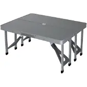 Eurotrail Campingtisch limoux86 x 68 cm aluminiumgrau