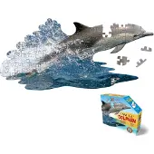 Sonstige Verlage Madd Capp Shape Puzzle Junior Delfin 100 Teile