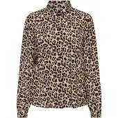 JDY Bluse in Beige/ Schwarz - 38