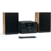 Thomson Mic123dab Micro Hi-Fi System Cd/Usb/Dab+ Bluetooth Holz/Schwarz