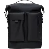 Rains Wasserdichter Rucksack für Damen Schwarz
