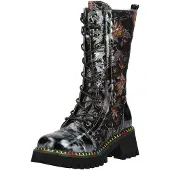 LAURA VITA Schnürstiefel Schwarz