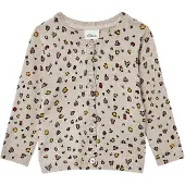 s.Oliver Strickjacke Leoprint, beige | mehrfarbig, 80