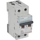 Legrand 403390 TX3 Leitungsschutzschalter B-Charakteristik, 32A, 2-polig, 6kA, 400VAC, 2TE
