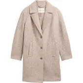 Tom Tailor Plus Size - Bouclé Mantel mit Reverskragen