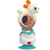 Kinder and Kids 2-in-1 Rassel mit Saugnapf Kaninchen, Babyspielzeug