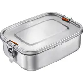 Westmark Lunchbox "Lunchbox "Viva Maxi", 1500 ml", (1 tlg.), mit Silikon-Dichtungsring, einsetzbare Trennwand, rostfreier Edelstahl