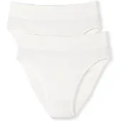 Calida High-Waist-Slip "Elastic Duopack" 2er Pack, breiter Softbund, elastisch, atmungsaktiv, weich