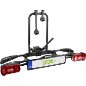 Eufab Fahrradträger auf faltbarer Anhängerkupplung 2 Velos Crow Plus