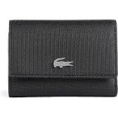 Lacoste Geldbörse Compact Wallet Noir Krema schwarz