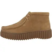 Clarks Shoes Schnürschuhe Torhill Moss Damen Light Tan Nubuck-Schuhgröße 40