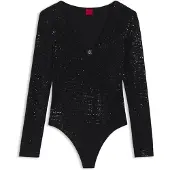 HUGO Body Dammery 50546238 Schwarz Slim Fit