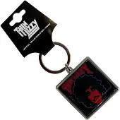 Thin Lizzy Phil & Logo Red Schlüsselanhänger