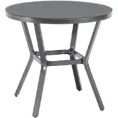 Trendline Gartentisch Aluminium Pero Ø 80 cm anthrazit