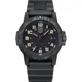 Luminox XS.0330 Herren-Uhr Leatherback Sea Turtle Giant Schwarz/Sandfarben